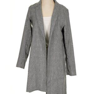 NEW with TAGS, Samantha Dru Glenn Plaid Car Coat Jacket length, Size Medium, NWT